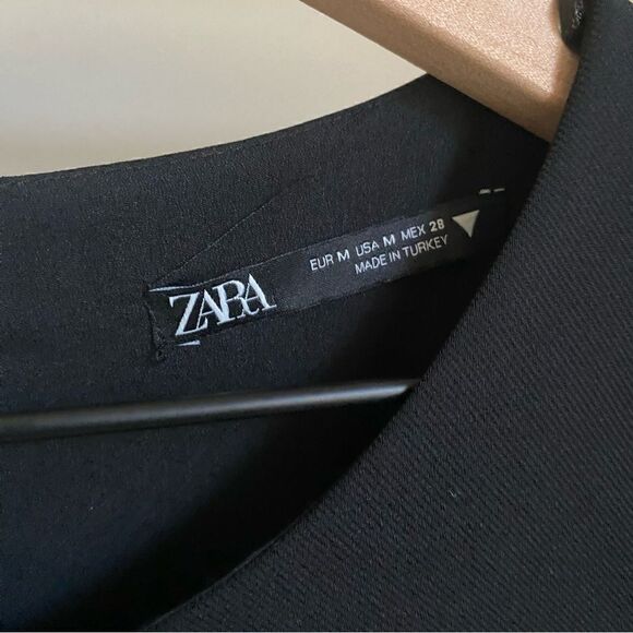 ZARA Gathered Mini Dress - Picture 7 of 10